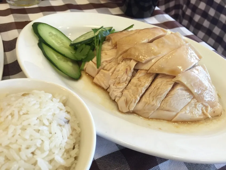 昼海南鶏飯！念願の文東記再来！
昔連れてきてもらった懐かしの店舗でした。|たけうちさん