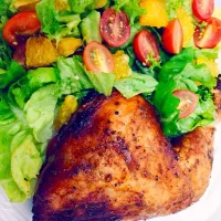 Black pepper chicken with orange salad|Avee Weeさん