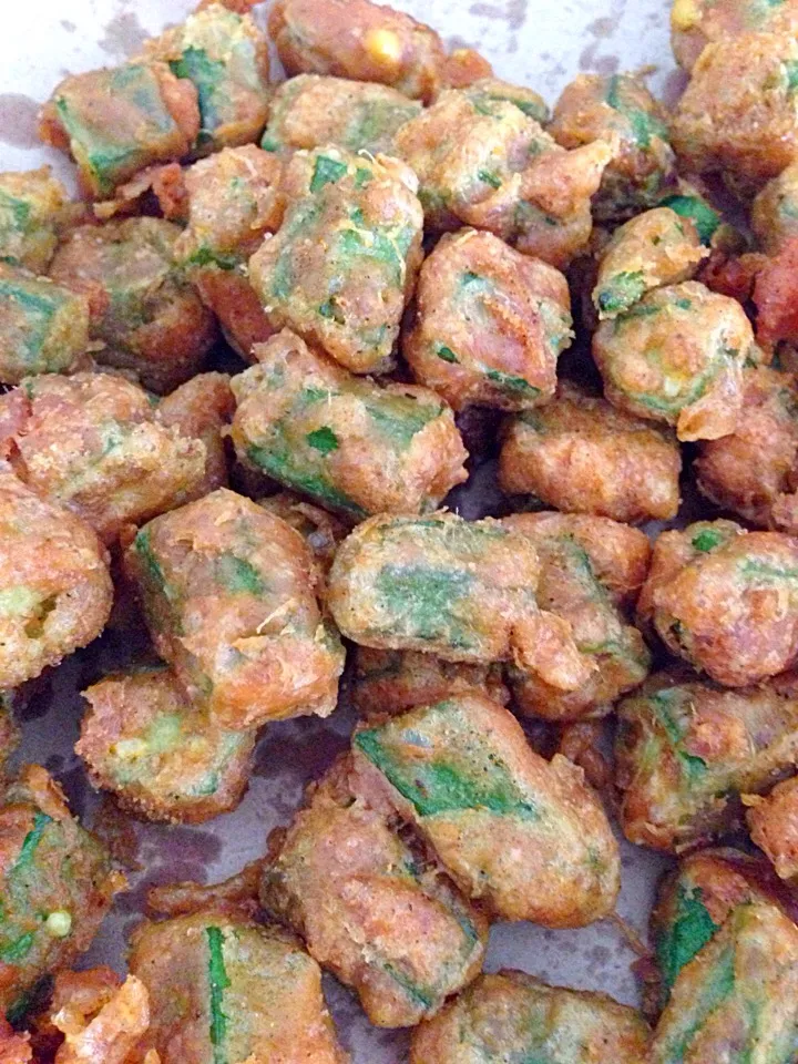 Snapdishの料理写真:Fried okra|Avee Weeさん