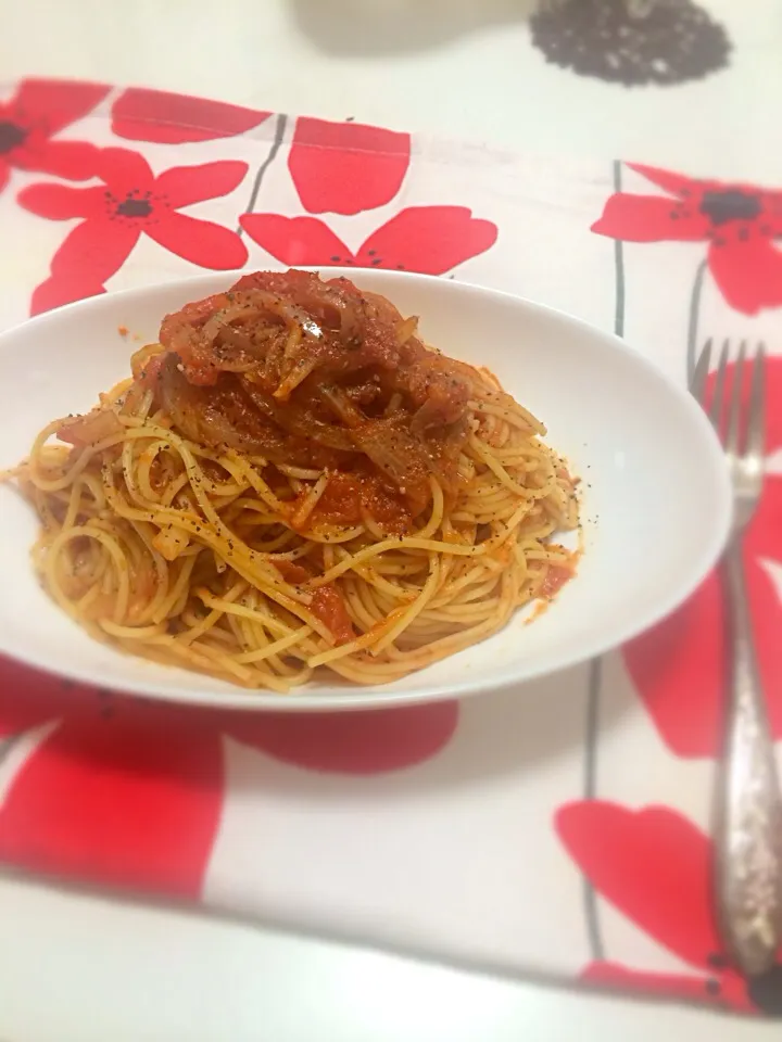 スパイス香るトマトソースパスタ|chimさん