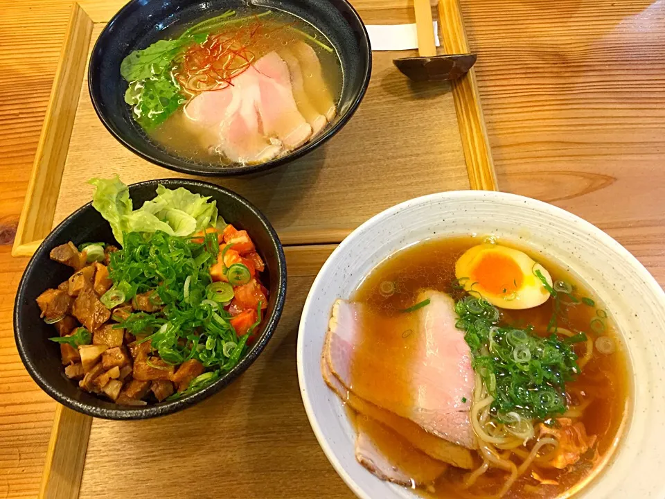 ちゃあ丼&煮干し醤油ラーメン|yellow75さん