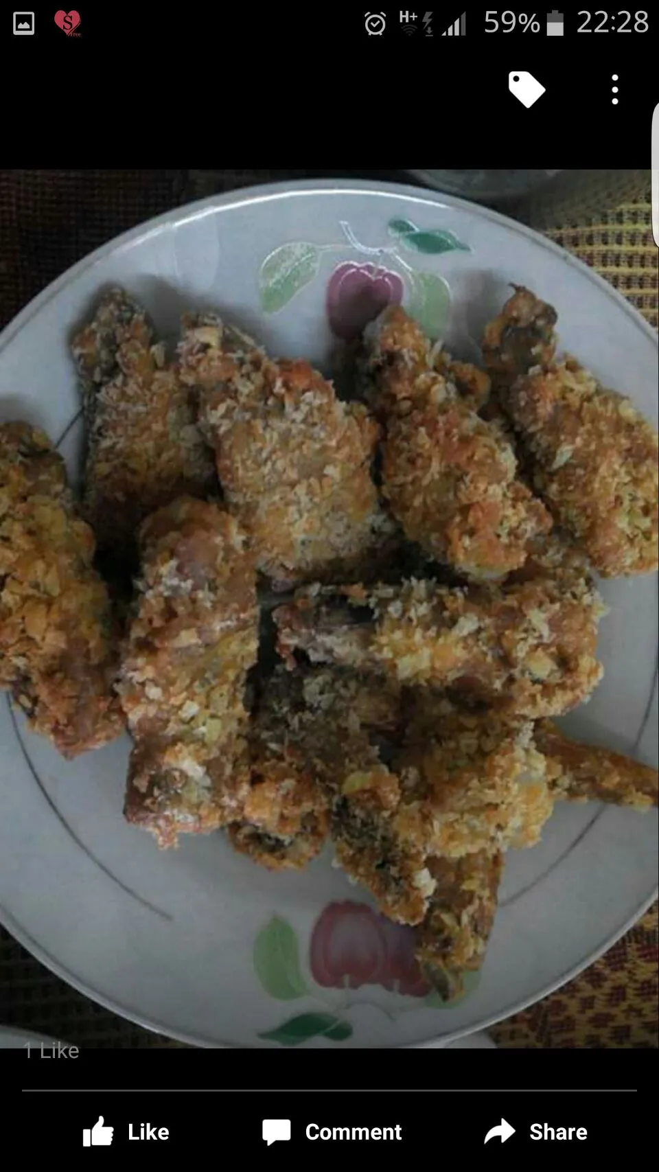 fried ckicken wing.. #homemade|Geraldine Naychiyemarn Kyūketsukiさん