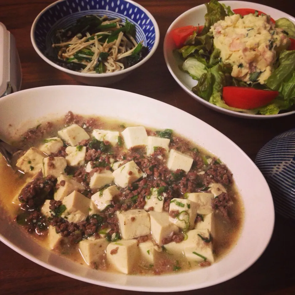 あっさり塩ダレ麻婆豆腐|うちごはん、おやつさん