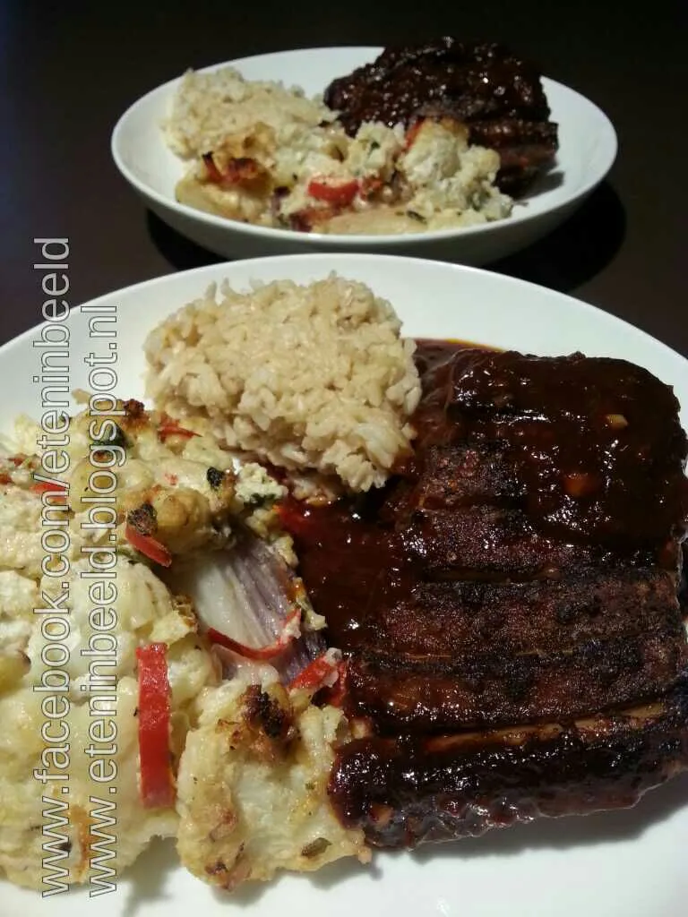 Babi pangang with coconut cauliflower with cheese|Frank&Jolanda - Eteninbeeldさん