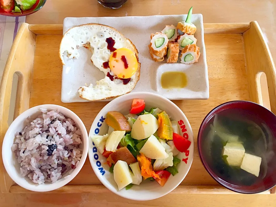 Snapdishの料理写真:📷800投稿🍴休日の楽ちん昼ご飯|かわちさん