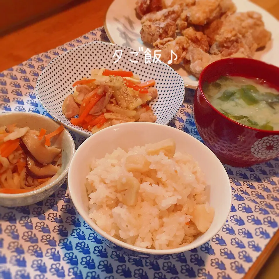 Snapdishの料理写真:夕ご飯☆帆立の炊き込み御飯♪|のりころさん