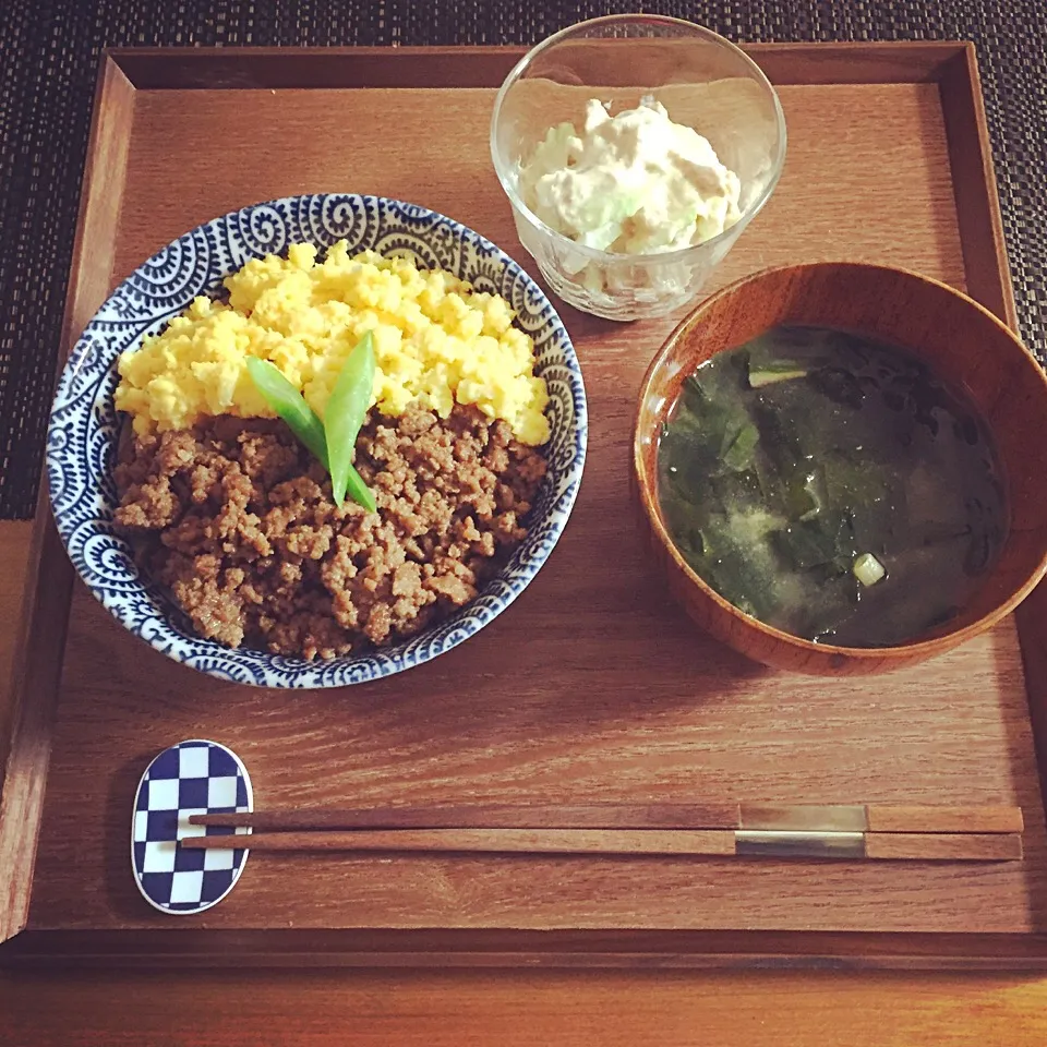 そぼろ丼|りぃさん