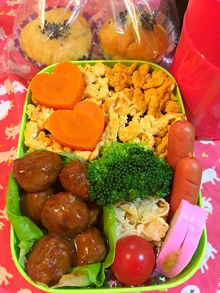 Snapdishの料理写真:旦那はん弁当❤️4|みっつさん