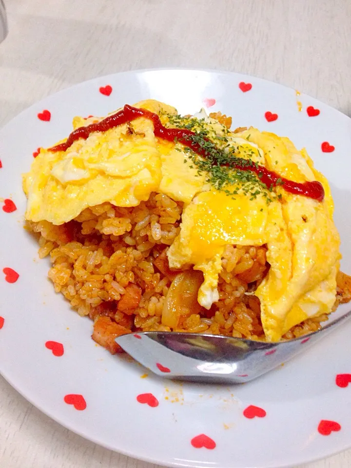 焼き豚入りオムライス|あやにん食堂さん