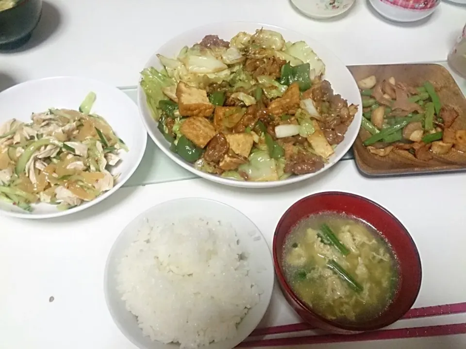 Snapdishの料理写真:昨日ですが夕飯です|mky710801さん