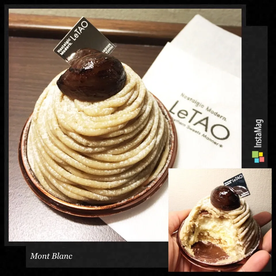 Snapdishの料理写真:Mont Blanc from Le Tao, Daimaru, Sapporo|coxiella24さん