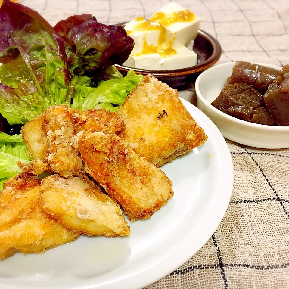カワハギの唐揚げ|アッツさん