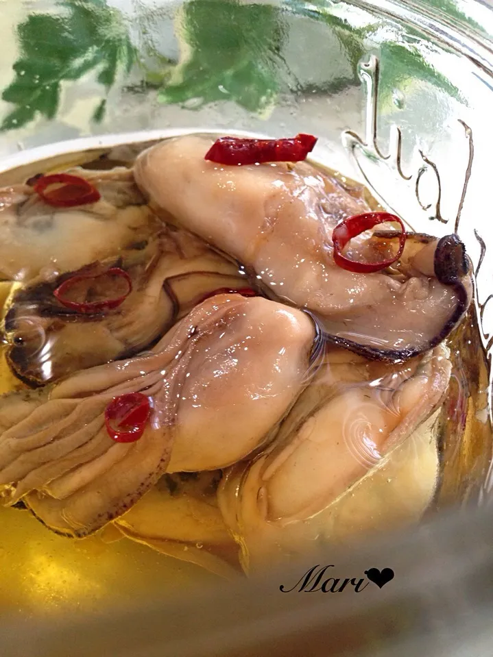 最高おつまみ♡牡蠣のオイル漬け|Mariさん