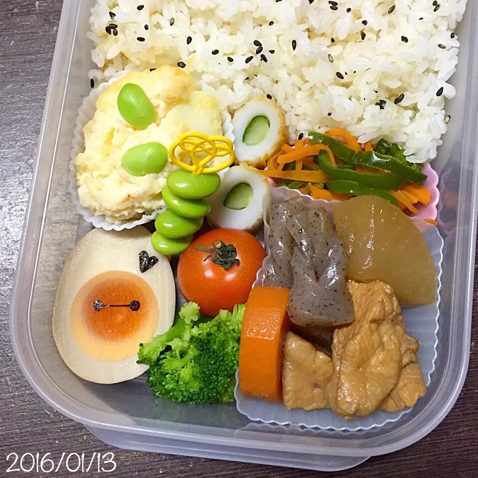 1/13お弁当⚘ᗾᐝ|ふくろう女子さん