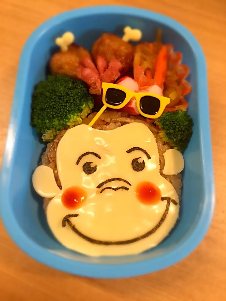 Snapdishの料理写真:2016おさる弁当|奥泉いづみさん