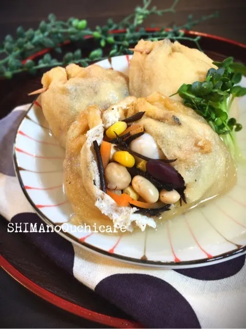 『節分に♪簡単！末広がり８食材！４種のお豆の福袋きんちゃく煮』 #SHIMAのオウチカフェ|SHIMAさん