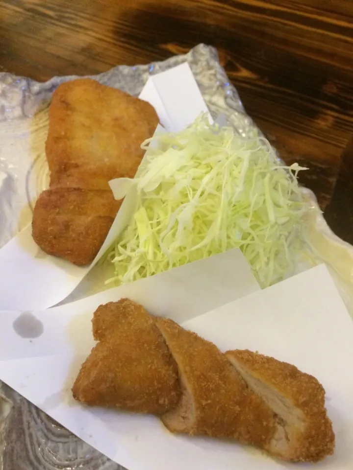 Snapdishの料理写真:ロース・ひれ盛り合わせ|Yoshiさん