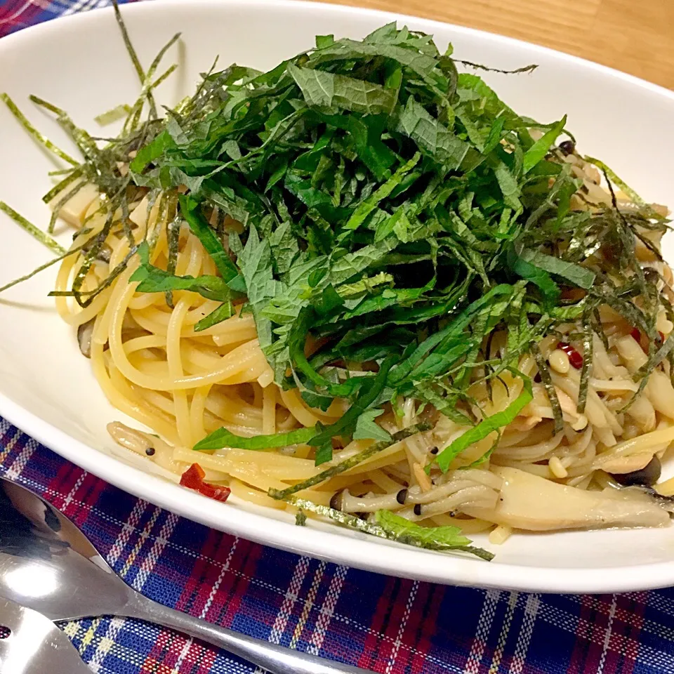 和風きのこパスタ|りょこさん