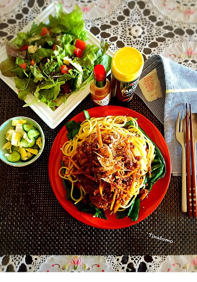 Snapdishの料理写真:パスタランチ！|Tina Tomoko😋さん