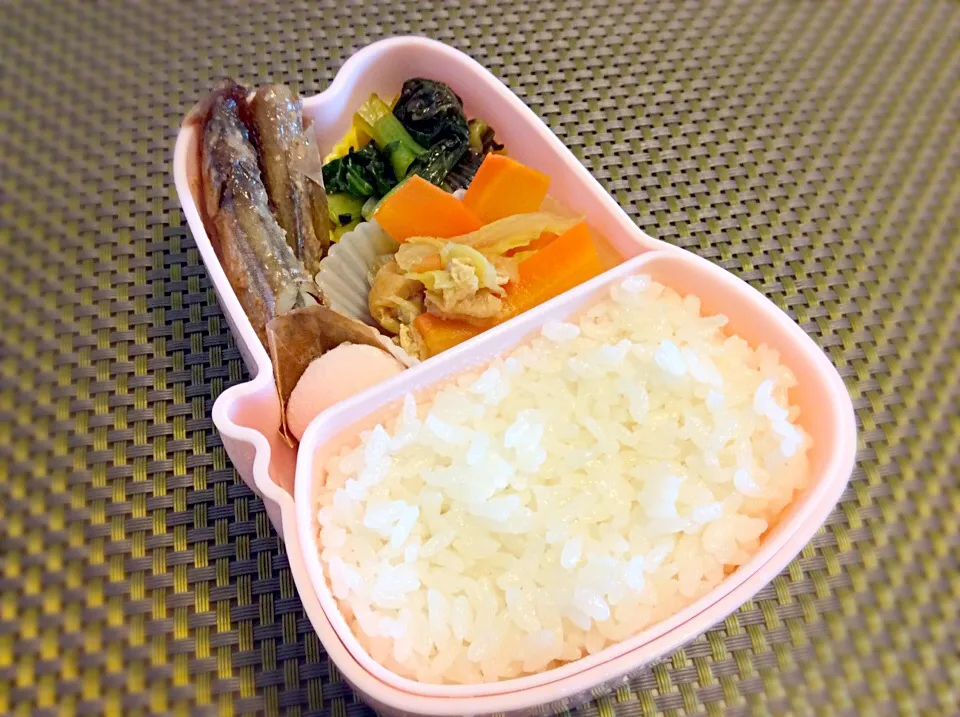 1/13 ししゃもの甘辛焼き弁当|himadekさん