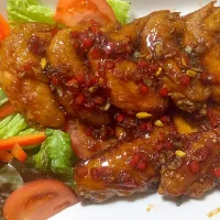 Snapdishの料理写真:Hawaiian Pupu Chicken Wings|Amherstさん