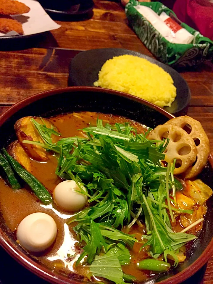 Snapdishの料理写真:ヤサイスープカレー|がぁがさん