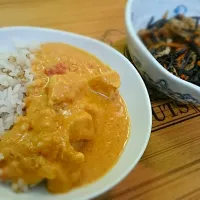 Snapdishの料理写真:バターチキンカレー👳|のみやんぬさん