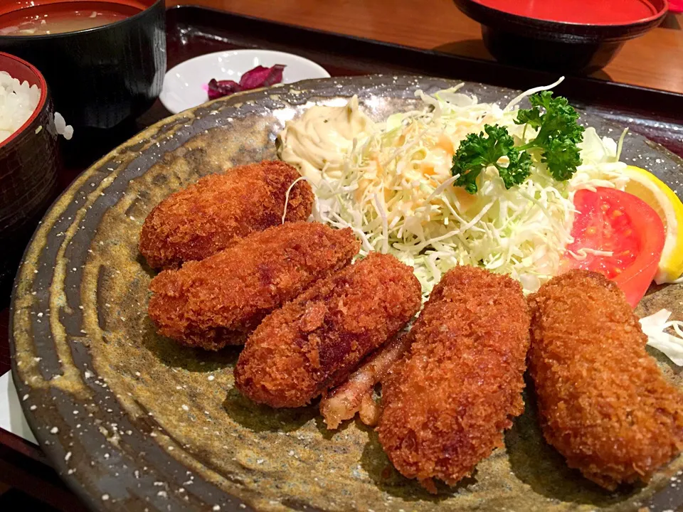 カキフライ定食|T. Wonderさん