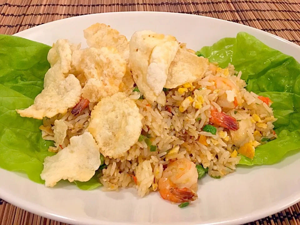 Shrimp fried rice 🍤🍤🍤|Viviさん