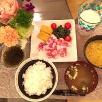 Snapdishの料理写真:主人の朝ごはん❤︎