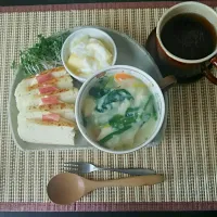 Snapdishの料理写真:あさごはん|すけこさん