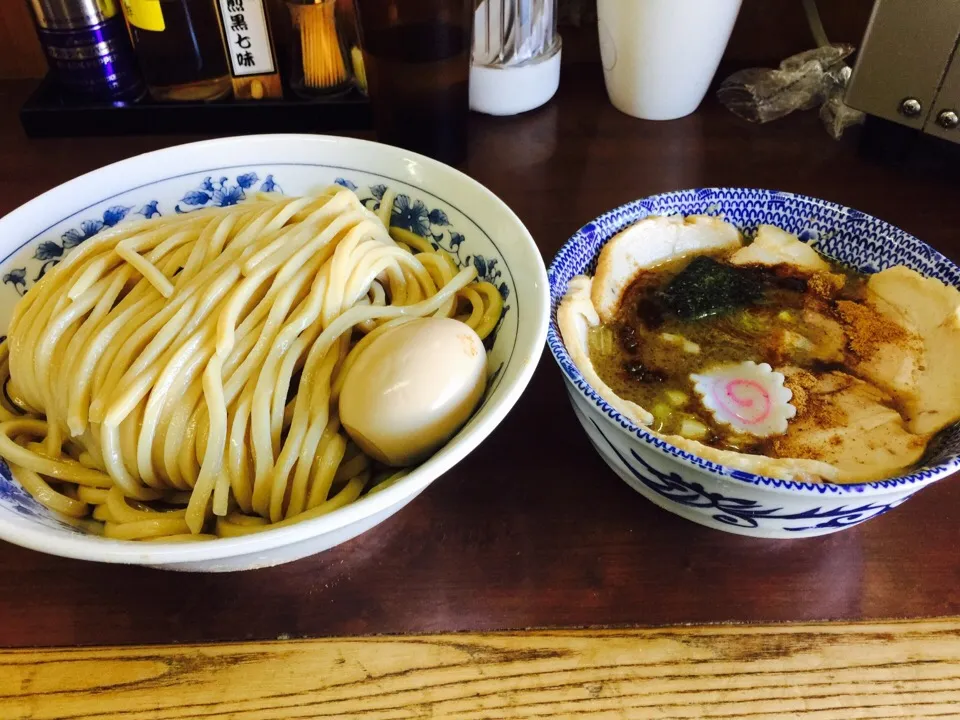 お初です。味玉つけめん大盛り(450g)&肉盛り◎ @埼玉|THE SUNSEAさん