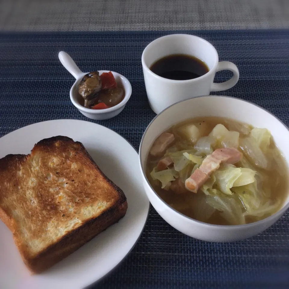 今日の朝ごはん|ぺんぎんさん