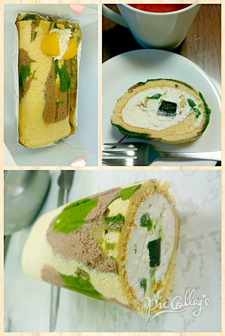 Snapdishの料理写真:和風ロールケーキ|みはるさん