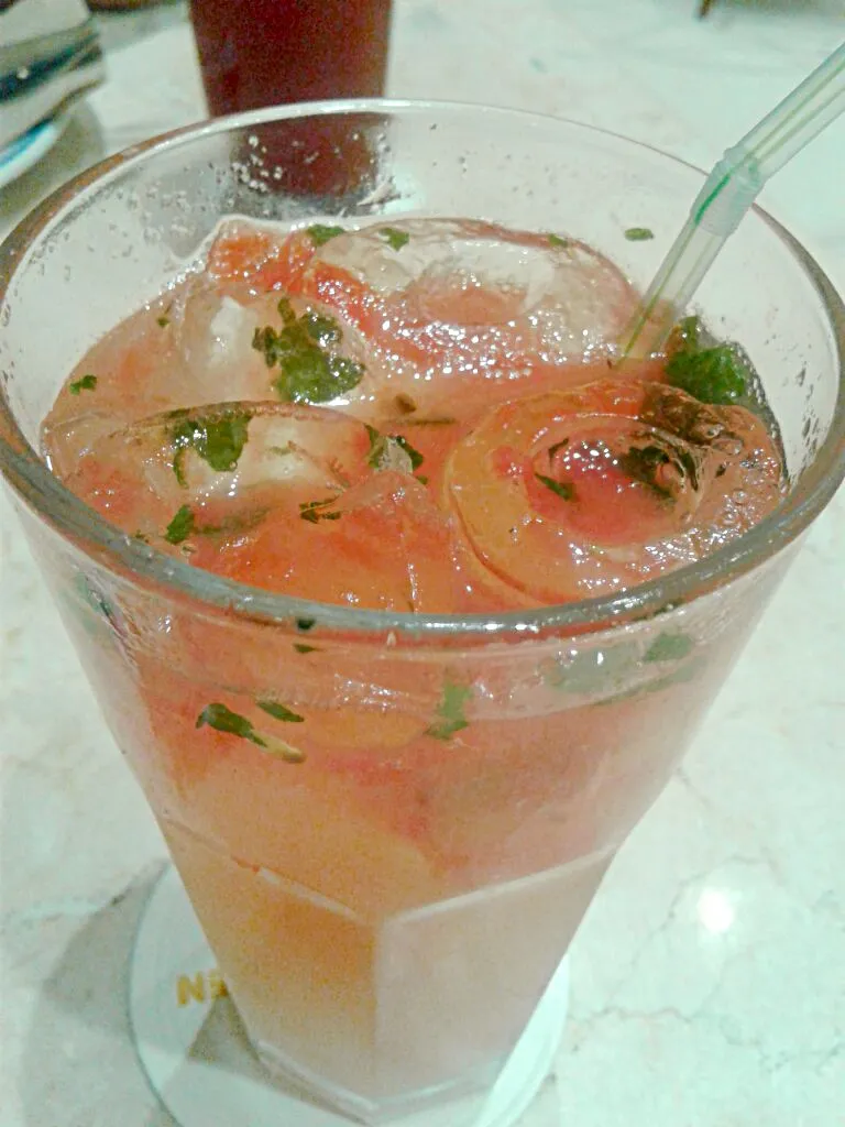 watermelon,mint and strawberry cooler|bonnieさん