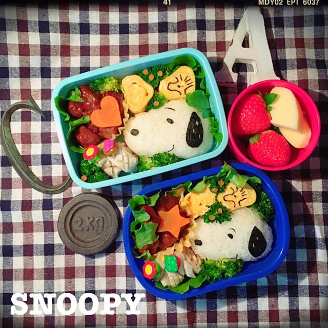 みんな大好き スヌーピーを使ったキャラ弁のレシピ25選 Snapdish スナップディッシュ