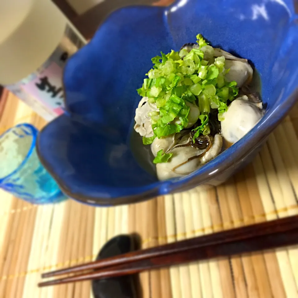 晩酌◎ 牡蠣の酒蒸し  三品目〜まったり日本酒へ🍶|しょちちさん