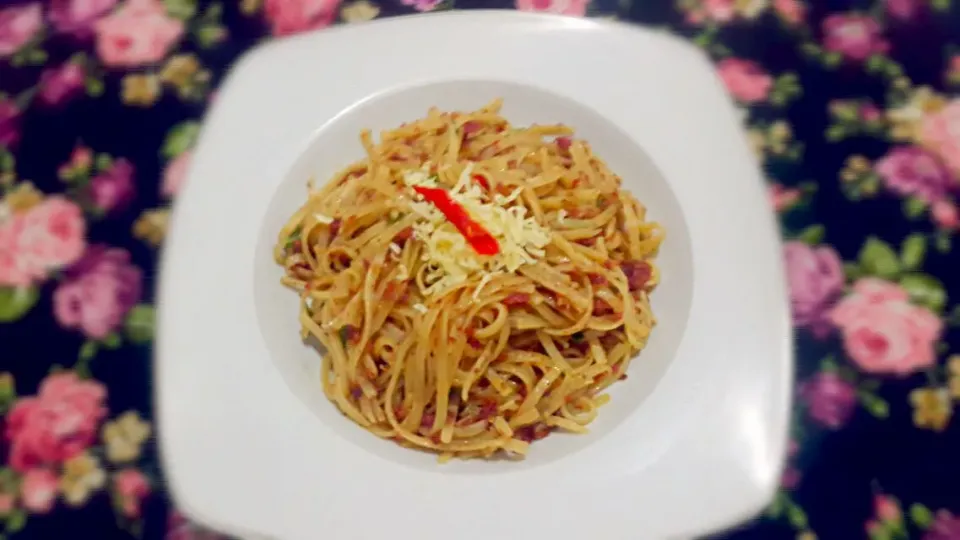 fetuccini aglio olio|Iput Maretta Kurniaさん