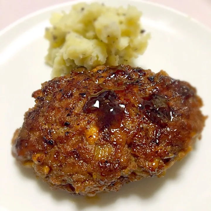 照り焼き豆腐ハンバーグとしそポテト|くれはさん