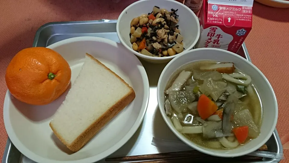 Snapdishの料理写真:今日の給食(1/15)|えっちゃんさん