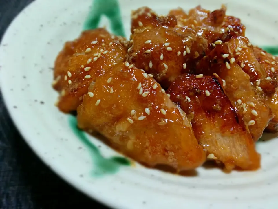 さちさんのお料理*
～鶏むね肉の甘辛炒め～|ことり*さん