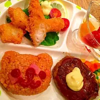 ピケカフェのお子様ランチ♪可愛い美味しい…♪|かえるんさん