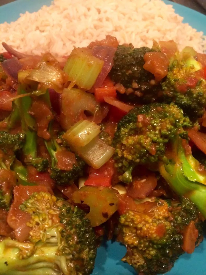 Broccoli & celery curry #veganuary|Nick Hiderさん