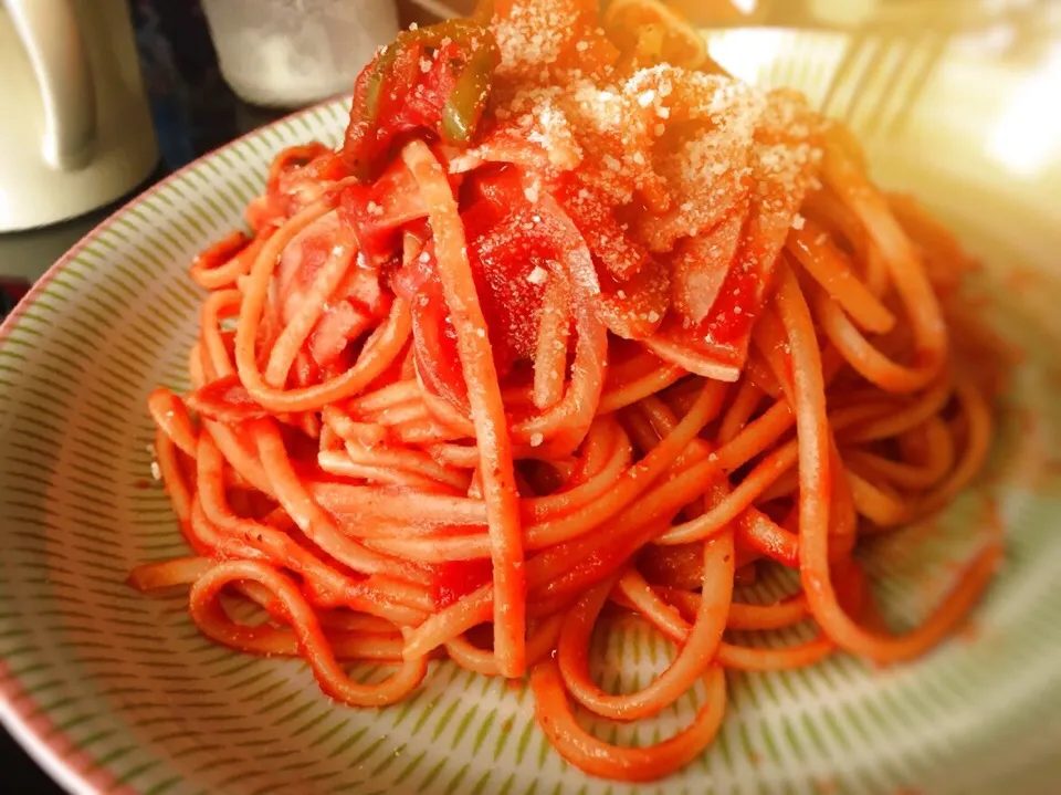 朝から大盛りナポリタ〜ン🍝|BUBUさん