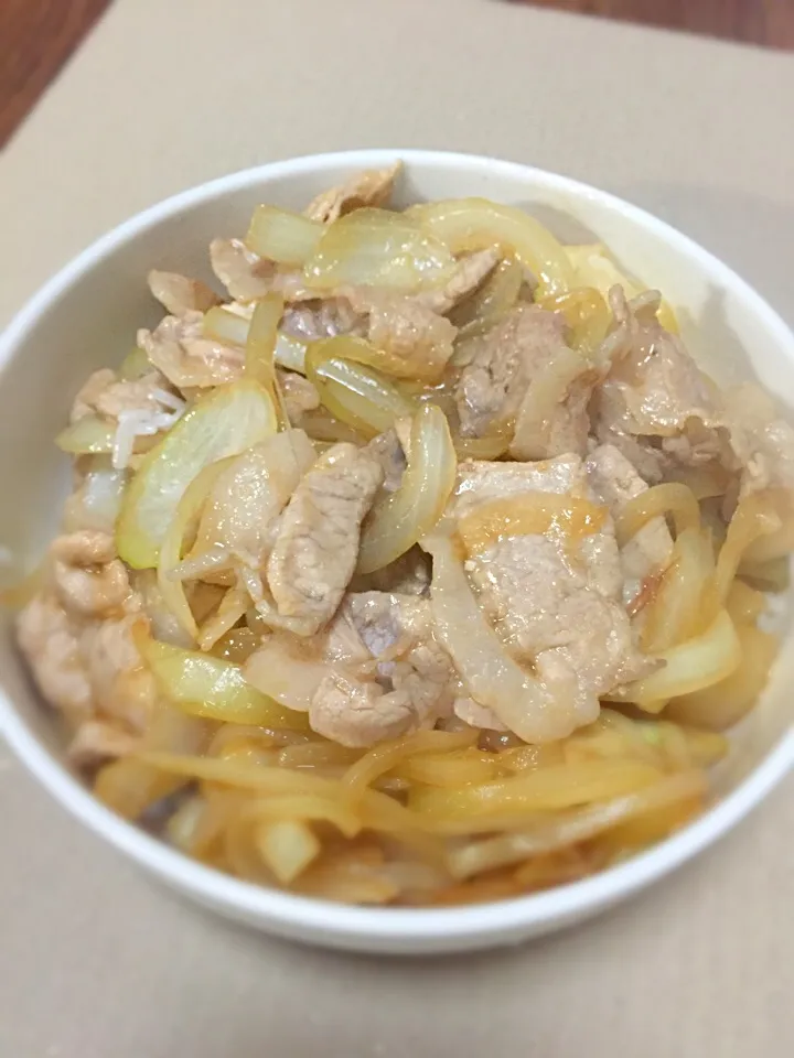 今夜は、豚丼を大盛りで(^^)|ギムレットさん