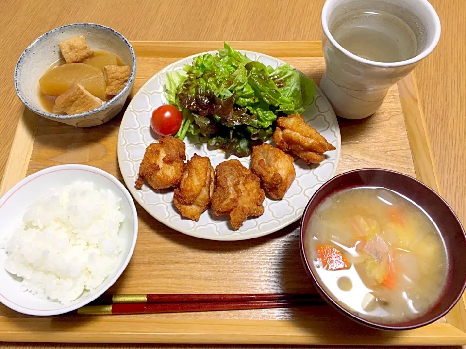 Snapdishの料理写真:今日の夜ごはん🌙娘と2人ぼっち・2日目|acoyaさん