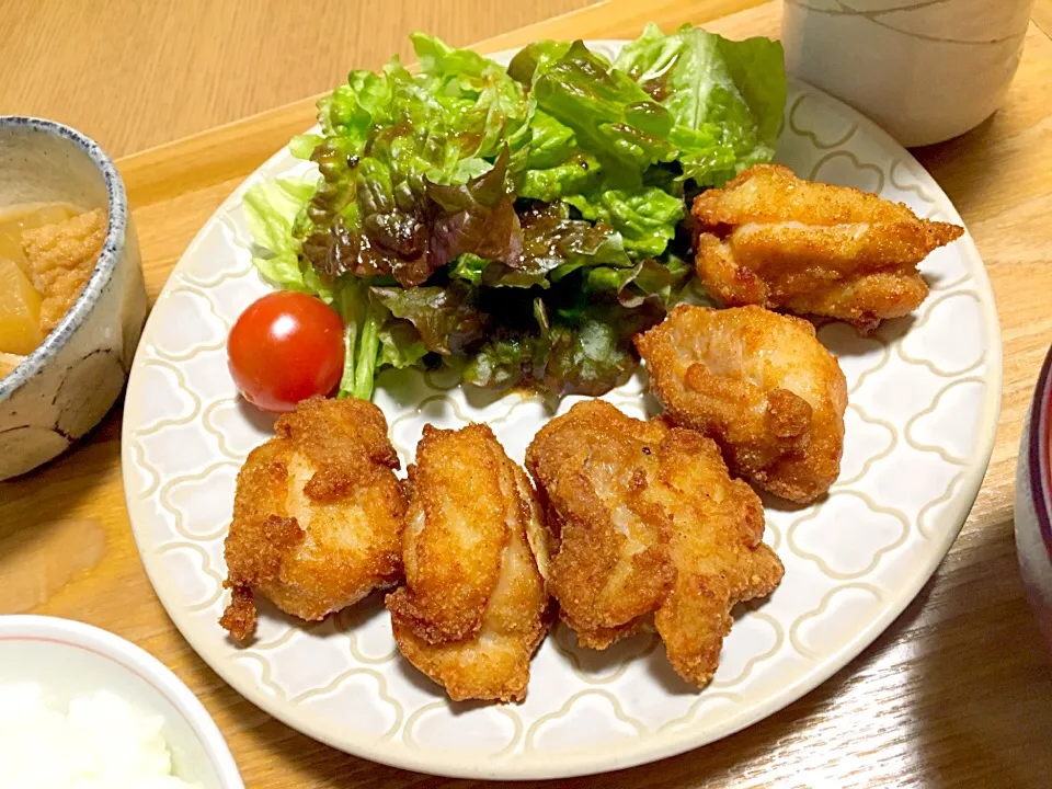 今日の夜ごはん🌙から揚げ🐔|acoyaさん