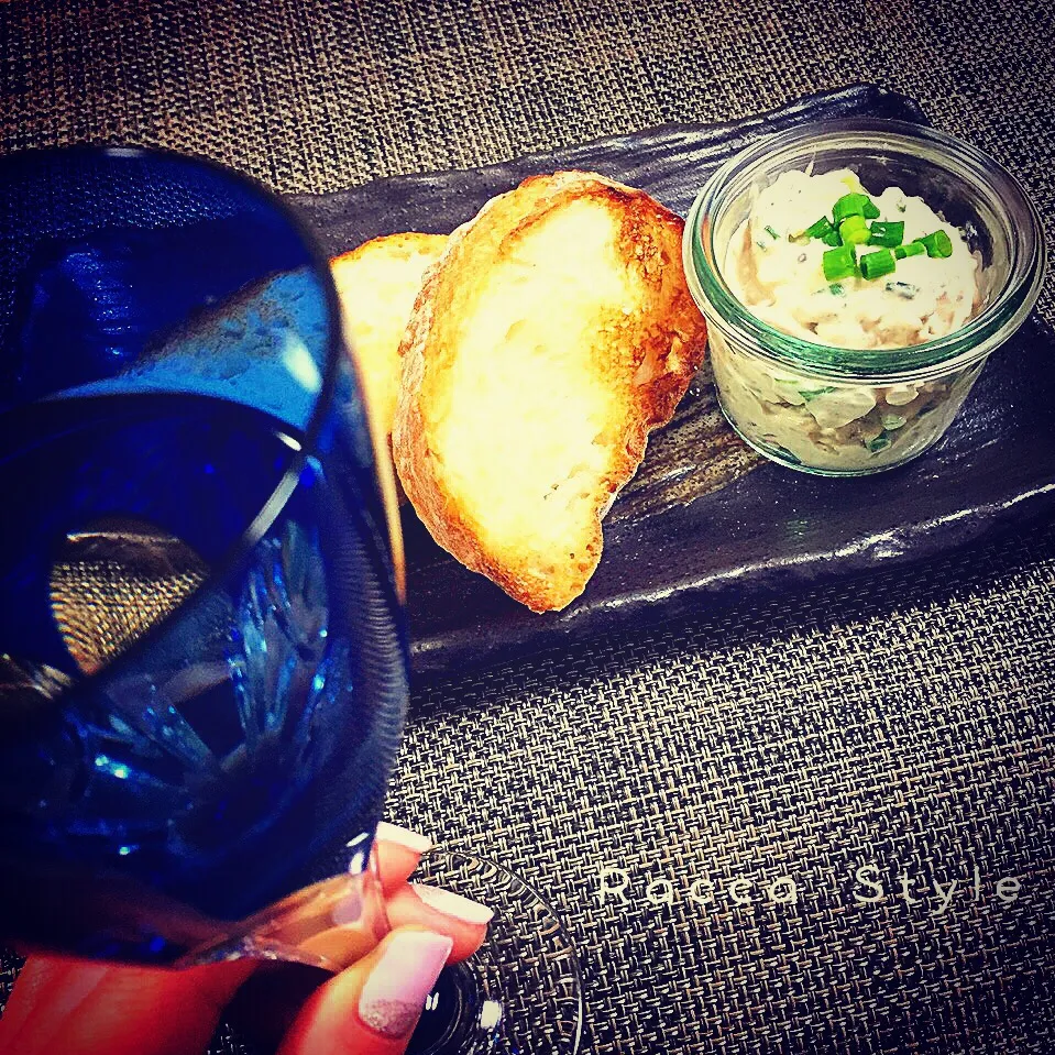 Snapdishの料理写真:Mackerel and cream cheese dip.|RACCAさん