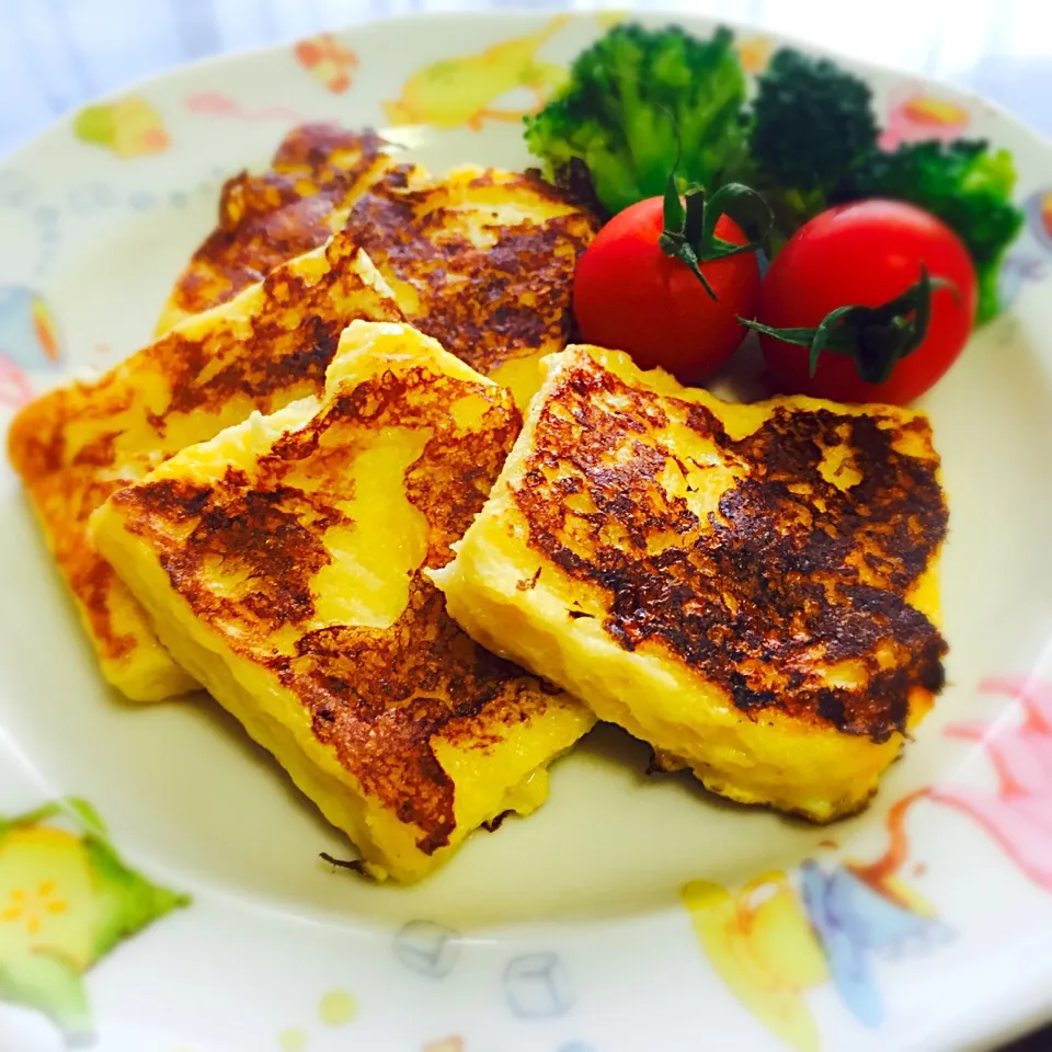 簡単朝食 フレンチトースト|いしくん。（たまご王子🥚🐣🐥🐔）さん