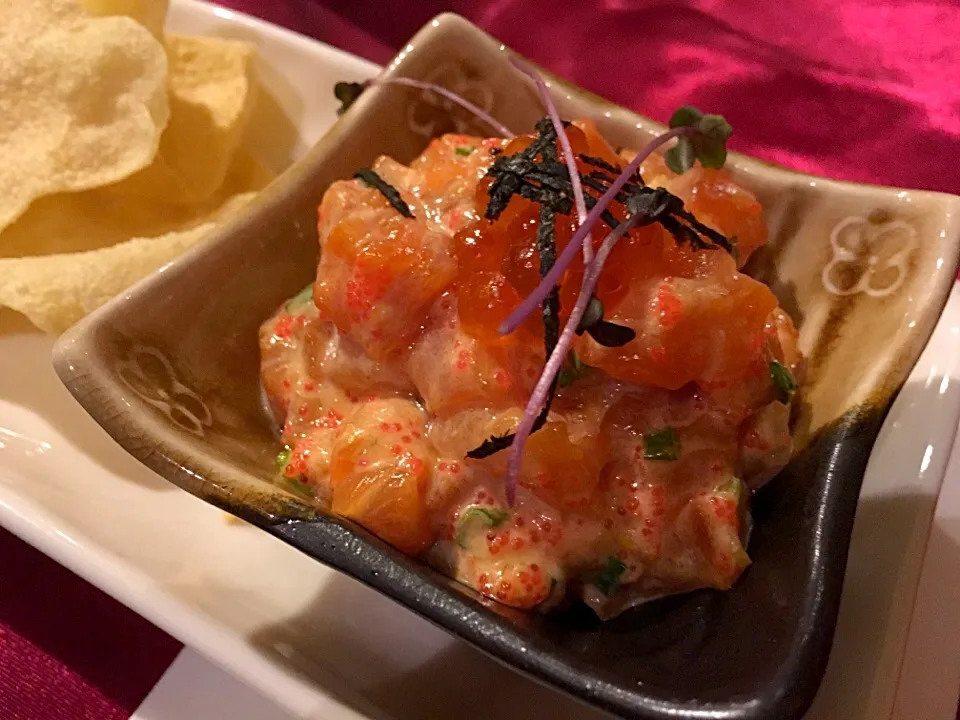 Salmon Tartare with Wasabi Mayo|Carin Tayさん